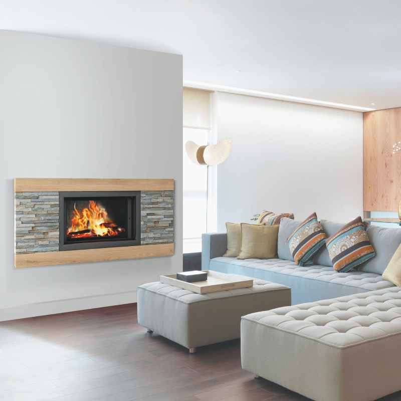 Domino XL Country quartzite - Cheminée Sur-Mesure