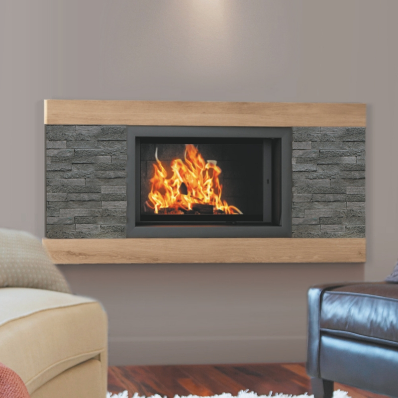 Domino XL Country schiste - Cheminée Sur-Mesure