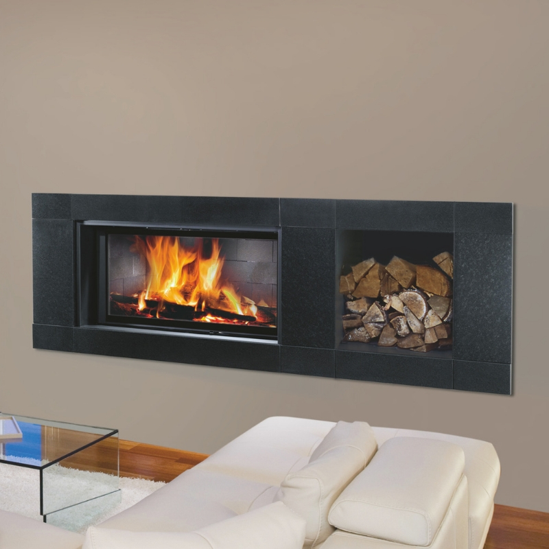 Domino XXL | Niche bûcher woodstore - Cheminée Sur-Mesure