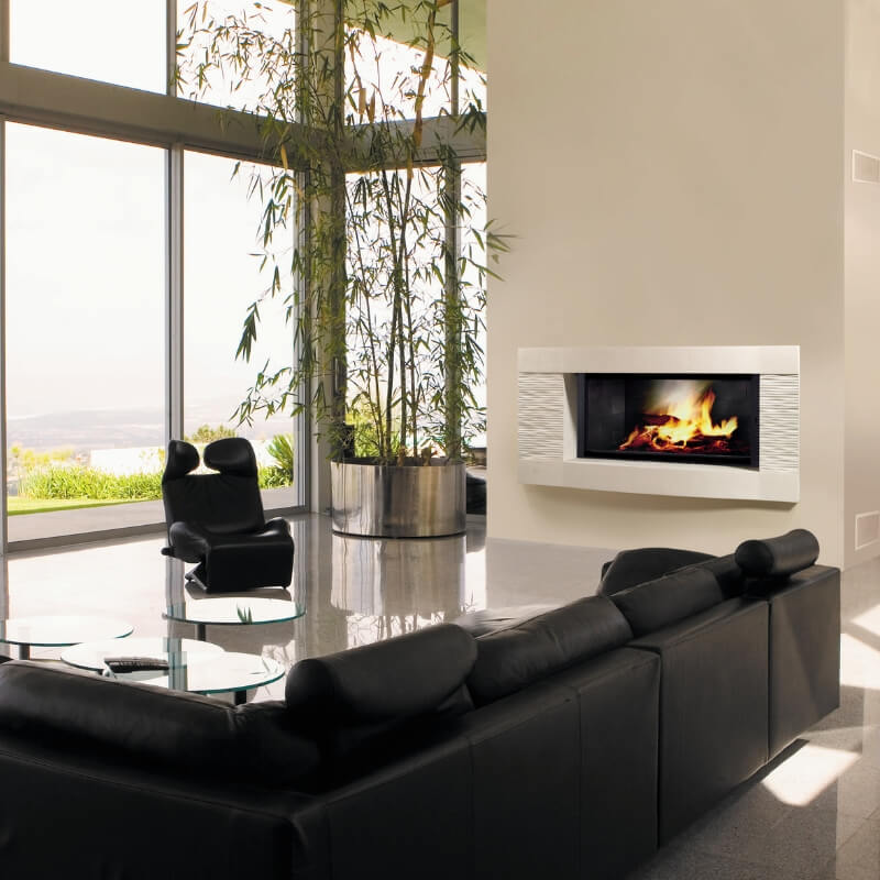 Duplex XXL finition grandes vagues - Cheminée Sur-Mesure