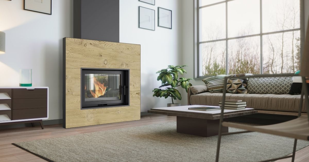 Kubic S671 FL Céramique ou Granit - Poêle-Cheminée à Bois
