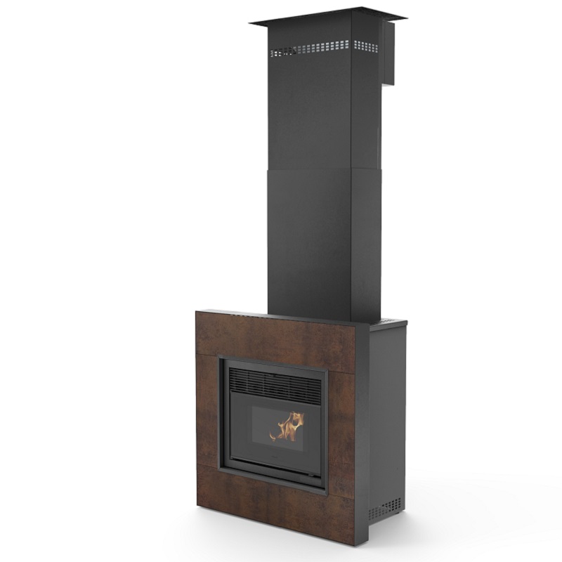 Kubic IPV70 EVO Céramique ou Granit - Poêle-Cheminée à Bois