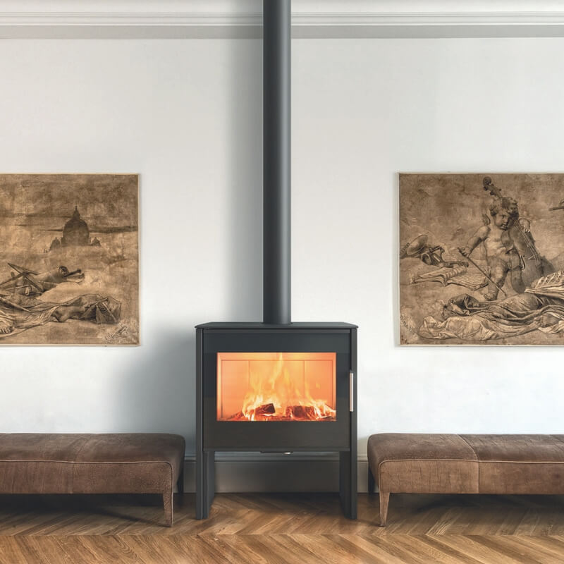 Pano Acier - Poêle à Bois Design