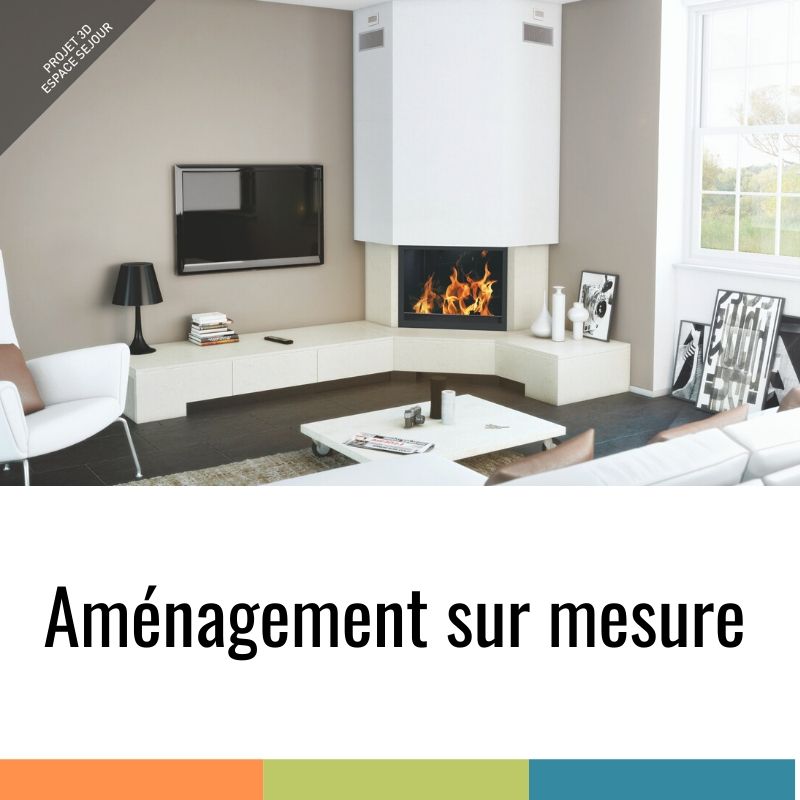 Projet : Cheminée en angle - Cheminée Sur-Mesure